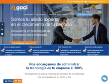 Tablet Screenshot of gaci.com.mx